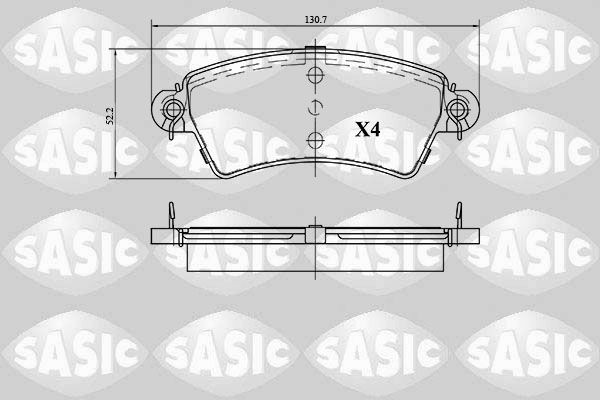 SASIC 6210045: Piduriklotsid Esisild