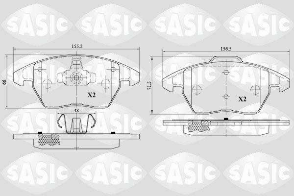 SASIC 6210046: Piduriklotsid Esisild