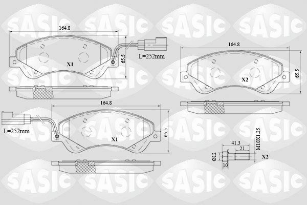 SASIC 6216042: Piduriklotsid Esisild