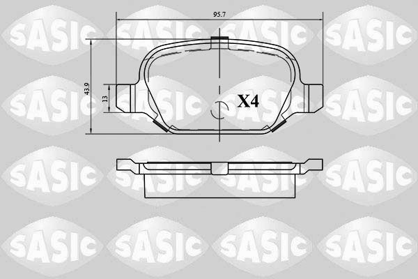 SASIC 6216043: Piduriklotsid Tagasild