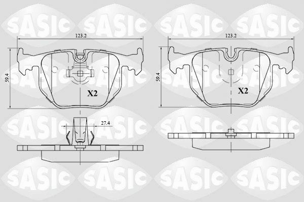 SASIC 6216054: Piduriklotsid Tagasild