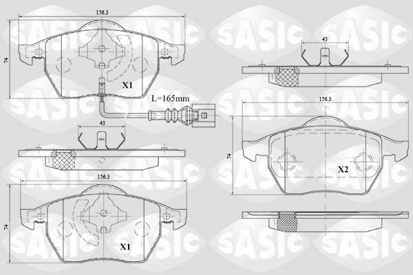 SASIC 6216079: Piduriklotsid Esisild