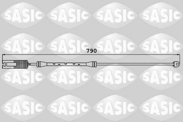 SASIC 6236011: Hoiatuskontakt, piduriklotsi kulumine Esisild