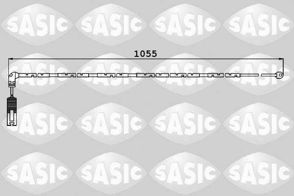 SASIC 6236013: Hoiatuskontakt, piduriklotsi kulumine Tagasild