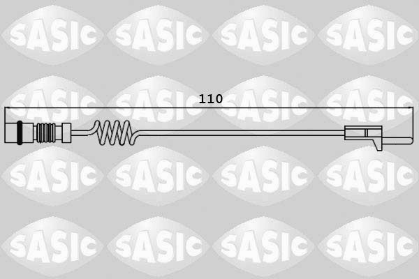 SASIC 6236017: Hoiatuskontakt, piduriklotsi kulumine Esisild, Tagasild