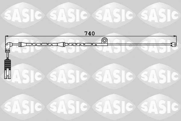 SASIC 6236020: Hoiatuskontakt, piduriklotsi kulumine Esisild
