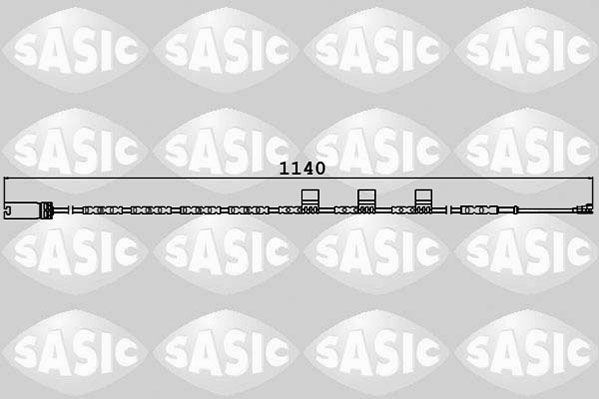 SASIC 6236025: Hoiatuskontakt, piduriklotsi kulumine Tagasild