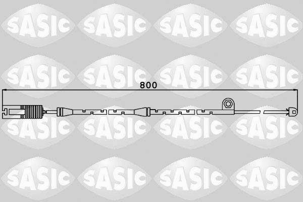 SASIC 6236028: Hoiatuskontakt, piduriklotsi kulumine Esisild