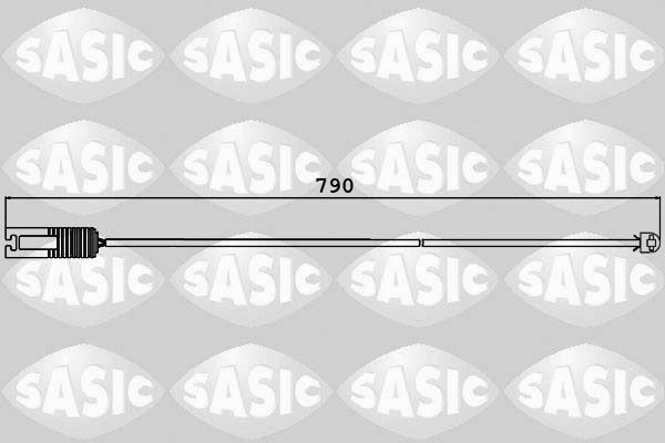 SASIC 6236030: Hoiatuskontakt, piduriklotsi kulumine Tagasild