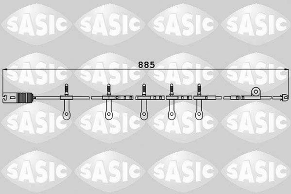 SASIC 6236034: Hoiatuskontakt, piduriklotsi kulumine Esisild