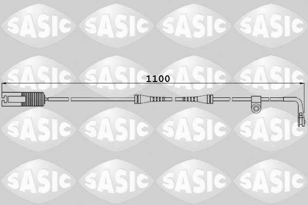 SASIC 6236035: Hoiatuskontakt, piduriklotsi kulumine Tagasild