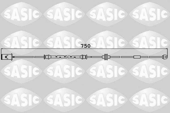 SASIC 6236038: Hoiatuskontakt, piduriklotsi kulumine Esisild