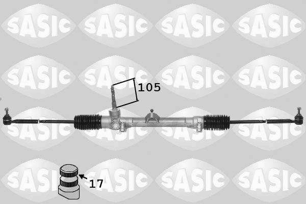 SASIC 7376010: Stuurhuis Met axiale koppeling, Met fuseekogel