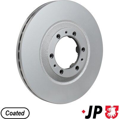 JP GROUP 1263103100: Piduriketas JP Esisild, Ø: 280mm, õhutusega, Ø: 280mm, kaetud