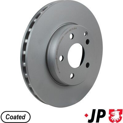 JP GROUP 1363107600: Piduriketas JP Esisild, Ø: 295mm, õhutusega, Ø: 295mm, kaetud