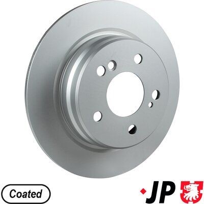 JP GROUP 1363202500: Piduriketas JP Tagasild, Ø: 278mm, täis, Ø: 278mm, kaetud