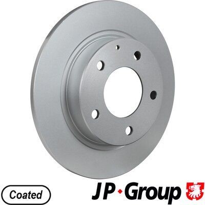 JP GROUP 3863200100: Piduriketas JP Tagasild, Ø: 261mm, täis, Ø: 261mm, kaetud
