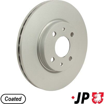 JP GROUP 4163102700: Piduriketas JP Esisild, Ø: 258mm, õhutusega, Ø: 258mm, kaetud