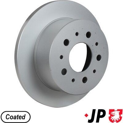 JP GROUP 4163200400: Piduriketas JP Tagasild, Ø: 280mm, täis, Ø: 280mm, kaetud