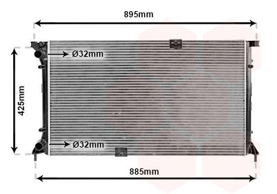 VAN WEZEL 43002360: Radiator, racire motor