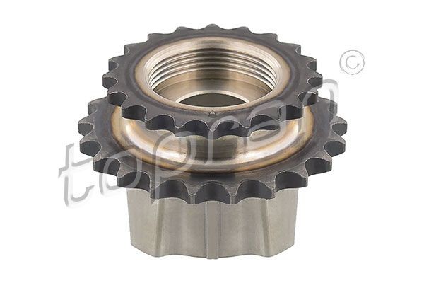 TOPRAN 600 467: Biellette de barre stabilisatrice Essieu avant gauche, avec écrou, t+