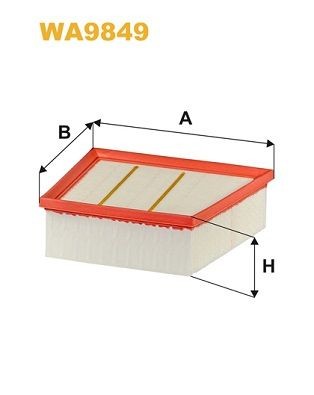 WIX FILTERS WA9849: Õhufilter