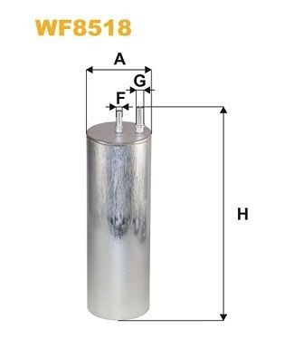 WIX FILTERS WF8518: Filtro carburante