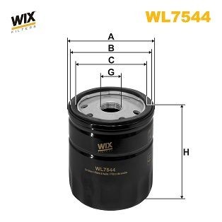 WIX FILTERS WL7544: Filtro olio