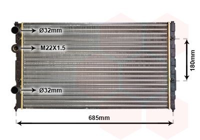 VAN WEZEL 49002031: Radiator, racire motor