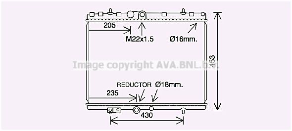 PRASCO CN2312: Radiaator, mootorijahutus