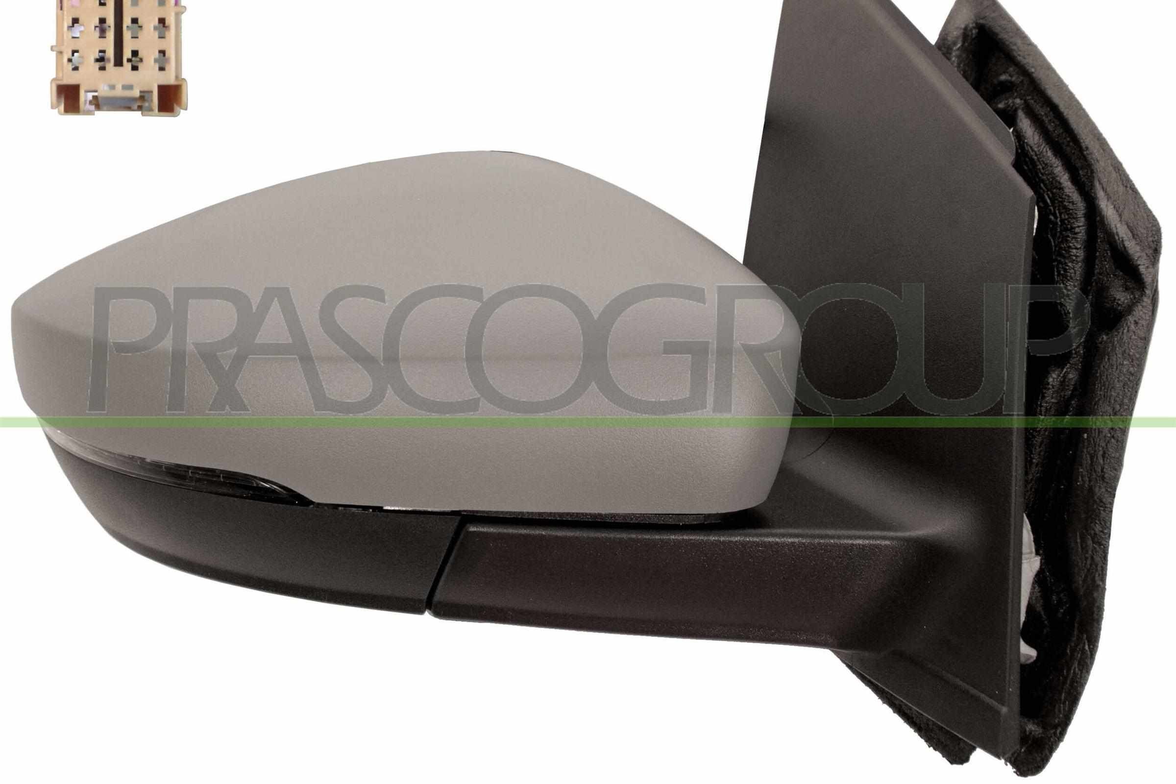 PRASCO VG0237123P: Rétroviseur extérieur droit, manuel Premium