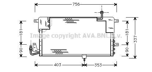 PRASCO VN5141: Condensatore climatizzatore