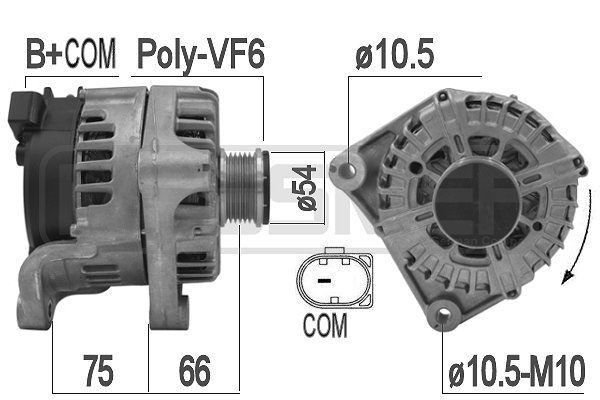 MESSMER 209149: Generaator 180A