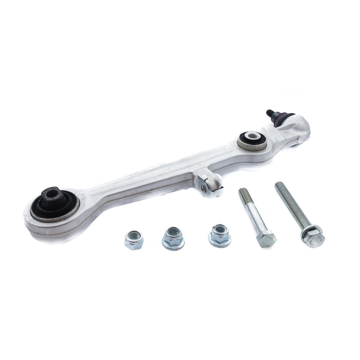 MASTER-SPORT 13673-SET-MS: Querlenker Vorderachse, unten, beidseitig, vorne, Aluminium, mit Zubehör, mit Gummilager