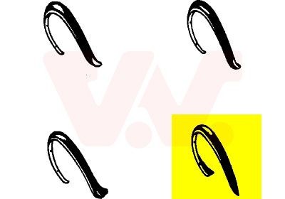 VAN WEZEL 5813524: Latire, aripa spate dreapta