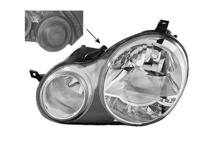 VAN WEZEL 5827961V: Strålkastare Vänster, H7, H1, med ställmotor för lysviddsreglering, Färg glas, blinklykta: glasklar