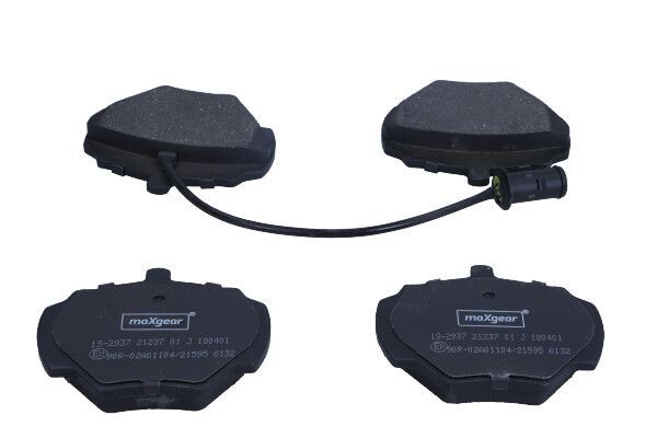 MAXGEAR 19-2937: Piduriklotsid Tagasild