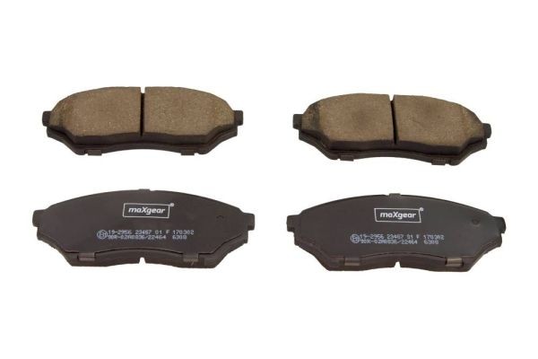 MAXGEAR 19-2956: Piduriklotsid Esisild