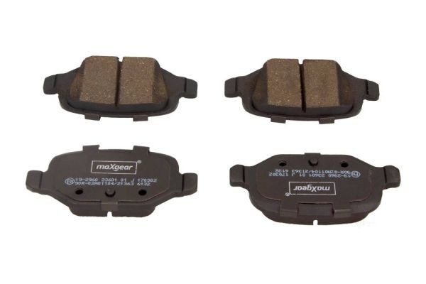 MAXGEAR 19-2960: Piduriklotsid Tagasild
