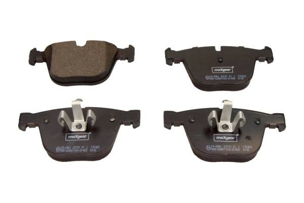 MAXGEAR 19-2961: Piduriklotsid Tagasild