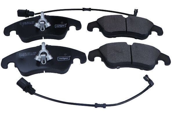 MAXGEAR 19-2982: Piduriklotsid Esisild, koos pidurisadula kruvidega