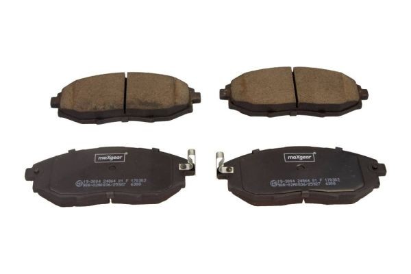 MAXGEAR 19-3004: Piduriklotsid Esisild