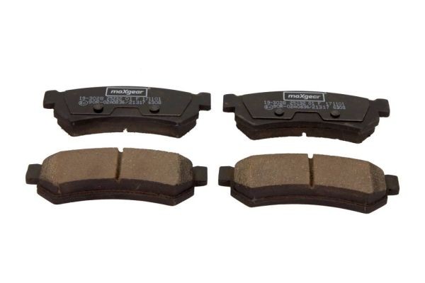 MAXGEAR 19-3028: Piduriklotsid Tagasild