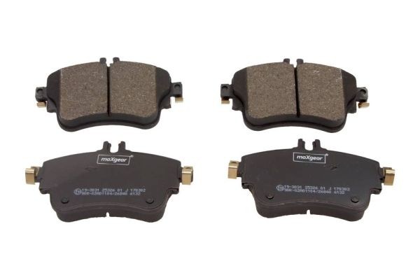 MAXGEAR 19-3031: Plăcuțe de frână cu suruburi etrier