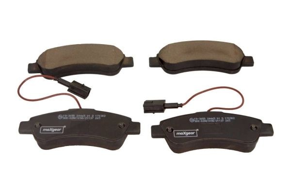 MAXGEAR 19-3055: Piduriklotsid Tagasild