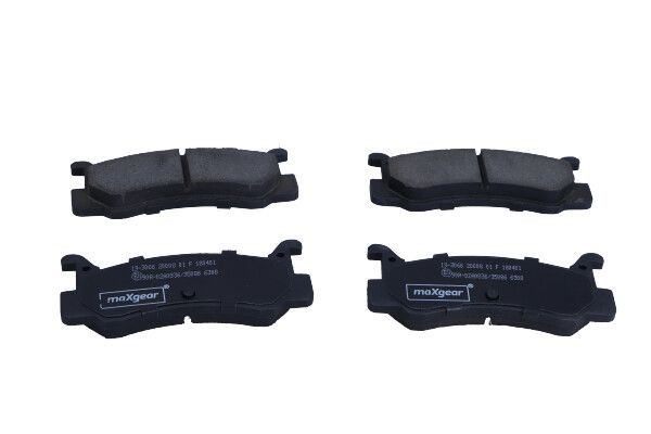 MAXGEAR 19-3066: Plaquettes de frein Essieu arrière