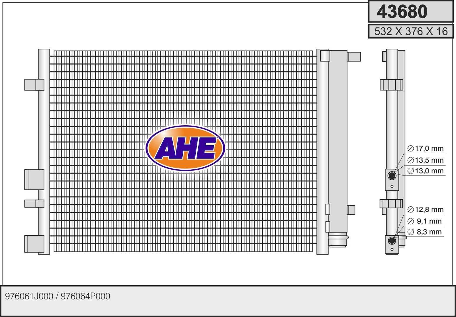 AHE 43680: Condensator, climatizare