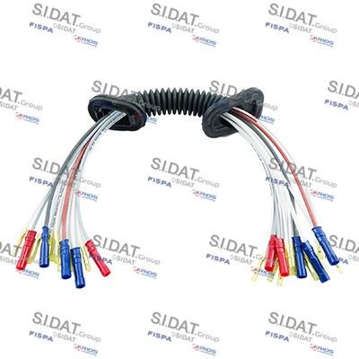 FISPA 405307: Set reparatie, set cabluri Capota spate vehicul, stanga, Usa vehicol, spate stanga, spate dreapta, cu burduf