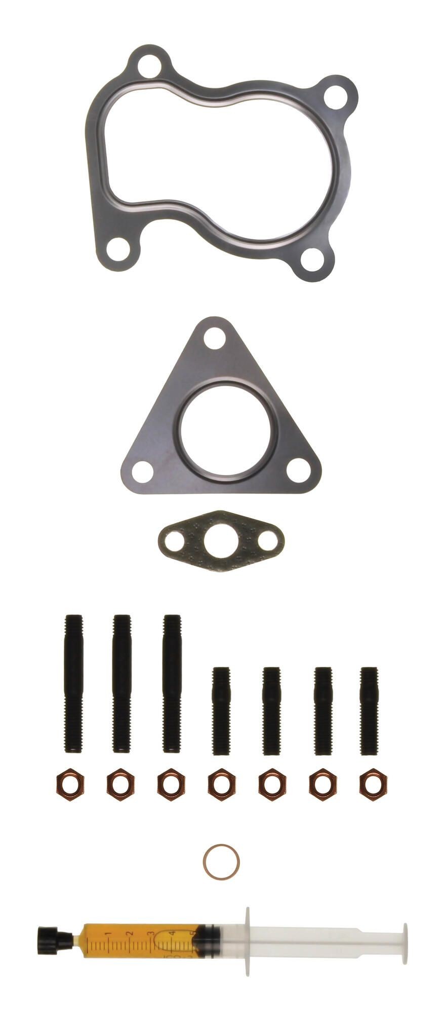ALANKO 10920378: Set montaj, turbocompresor cu garnituri, cu ax fuzeta, cu piulita, cu instructiuni montaj