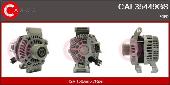 CASCO CAL15607AS: Alternatore Brand New HQ 55A, con regolatore integrato
